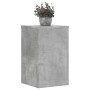 Soportes de plantas 2 uds madera gris hormigón 30x30x50 cm en Soportes para macetas | Comprar online en Foru.es