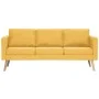 Conjunto de sofás 2 piezas tela amarillo de vidaXL, Sofás - Ref: Foro24-276856, Precio: 689,83 €, Descuento: %