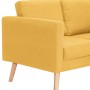 Conjunto de sofás 2 piezas tela amarillo de vidaXL, Sofás - Ref: Foro24-276856, Precio: 702,94 €, Descuento: %