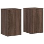Soportes de plantas 2 uds madera marrón roble 30x30x50 cm en Soportes para macetas | Comprar online en Foru.es