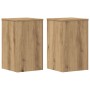 Soportes de plantas 2 uds madera roble artisian 30x30x50 cm en Soportes para macetas | Comprar online en Foru.es