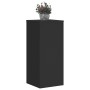 Soportes de plantas 2 uds madera ingeniería negro 30x30x70 cm en Soportes para macetas | Comprar online en Foru.es
