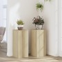 Soportes de plantas 2 uds madera roble Sonoma 30x30x70 cm en Soportes para macetas | Comprar online en Foru.es