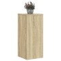 Soportes de plantas 2 uds madera roble Sonoma 30x30x70 cm en Soportes para macetas | Comprar online en Foru.es