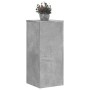 Soportes de plantas 2 uds madera gris hormigón 30x30x70 cm en Soportes para macetas | Comprar online en Foru.es
