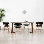 Sillas de comedor 4 uds cuero sintético y madera curvada negro de vidaXL, Sillas de comedor - Ref: Foro24-279491, Precio: 425...