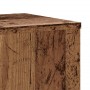 Soportes de plantas 2 uds madera roble envejecido 30x30x70 cm en Soportes para macetas | Comprar online en Foru.es