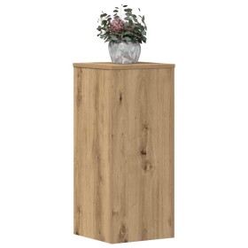 Soportes de plantas 2 uds madera roble artisian 30x30x70 cm en Soportes para macetas | Comprar online en Foru.es