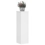 Soporte de plantas 2 uds madera ingeniería blanco 17x17x60 cm en Soportes para macetas | Comprar online en Foru.es