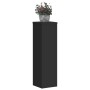 Soporte de plantas 2 uds madera ingeniería negro 17x17x60 cm en Soportes para macetas | Comprar online en Foru.es