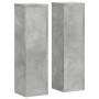 Soportes de plantas 2 uds madera gris hormigón 17x17x60 cm en Soportes para macetas | Comprar online en Foru.es