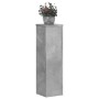 Soportes de plantas 2 uds madera gris hormigón 17x17x60 cm en Soportes para macetas | Comprar online en Foru.es