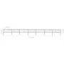 Gartenzaun mit schwarzen Stahlbügelspitzen 11,9x0,8 m von vidaXL, Zaunpaneele - Ref: Foro24-277653, Preis: 446,76 €, Rabatt: %