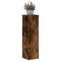 Soportes de plantas 2 uds madera roble ahumado 17x17x60 cm en Soportes para macetas | Comprar online en Foru.es