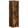 Soportes de plantas 2 uds madera roble ahumado 17x17x60 cm en Soportes para macetas | Comprar online en Foru.es