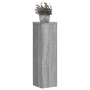 Soportes de plantas 2 uds madera gris Sonoma 17x17x60 cm en Soportes para macetas | Comprar online en Foru.es