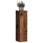 Soportes de plantas 2 uds madera roble envejecido 17x17x60 cm en Soportes para macetas | Comprar online en Foru.es
