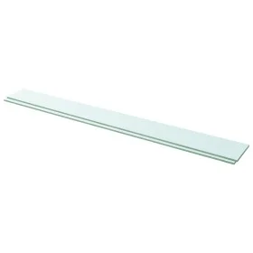 Estantes 2 unidades panel de vidrio transparente 110x12 cm de vidaXL, Estantes y estanterías - Ref: Foro24-3051587, Precio: 3...