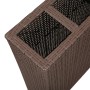 Jardinera alta con 4 macetas 2 uds ratán sintético marrón de vidaXL, Maceteros y jardineras - Ref: Foro24-279083, Precio: 214...