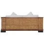 Juego de sofás con cojines 2 piezas de ratán natural marrón de vidaXL, Sofás - Ref: Foro24-278619, Precio: 1,00 €, Descuento: %