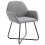 Sillas de comedor 4 unidades tela gris claro de vidaXL, Sillas de comedor - Ref: Foro24-277094, Precio: 361,00 €, Descuento: %
