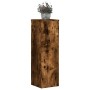 Soportes de plantas 2 uds madera roble ahumado 25x25x80 cm en Soportes para macetas | Comprar online en Foru.es