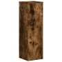 Soportes de plantas 2 uds madera roble ahumado 25x25x80 cm en Soportes para macetas | Comprar online en Foru.es
