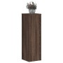 Soportes de plantas 2 uds madera marrón roble 25x25x80 cm en Soportes para macetas | Comprar online en Foru.es