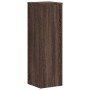 Soportes de plantas 2 uds madera marrón roble 25x25x80 cm en Soportes para macetas | Comprar online en Foru.es