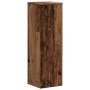 Soportes de plantas 2 uds madera roble envejecido 25x25x80 cm en Soportes para macetas | Comprar online en Foru.es