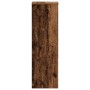 Soportes de plantas 2 uds madera roble envejecido 25x25x80 cm en Soportes para macetas | Comprar online en Foru.es