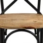 Sillas con respaldo cruzado 6 uds madera maciza de mango negro de vidaXL, Sillas de comedor - Ref: Foro24-278774, Precio: 795...
