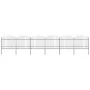 Gartenzaun mit Speerspitze aus schwarzem Stahl (1,5–1,75) x 10,2 m von vidaXL, Zaunpaneele - Ref: Foro24-277744, Preis: 485,4...