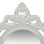 Estante de pared para llaves joyas con espejo y ganchos gris de vidaXL, Tocadores - Ref: Foro24-323973, Precio: 54,79 €, Desc...