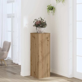 Soportes de planta madera ingeniería roble artisian 33x33x100cm en Soportes para macetas | Comprar online en Foru.es