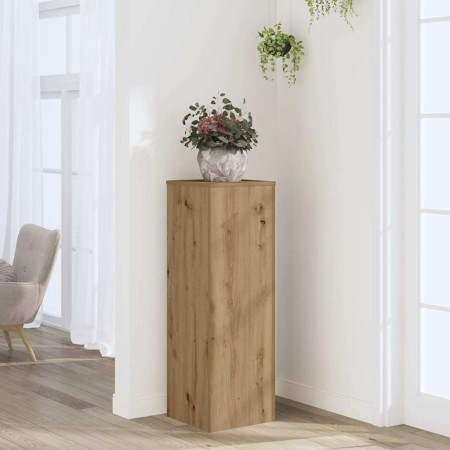 Soportes de planta madera ingeniería roble artisian 33x33x100cm en Soportes para macetas | Comprar online en Foru.es