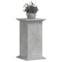 Soportes de plantas madera ingeniería gris hormigón 33x33x60 cm en Soportes para macetas | Comprar online en Foru.es