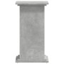 Soportes de plantas madera ingeniería gris hormigón 33x33x60 cm en Soportes para macetas | Comprar online en Foru.es