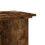 Soportes de plantas madera ingeniería roble ahumado 33x33x60 cm en Soportes para macetas | Comprar online en Foru.es