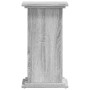 Soporte para planta madera ingeniería gris Sonoma 33x33x60 cm en Soportes para macetas | Comprar online en Foru.es