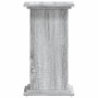 Soporte para planta madera ingeniería gris Sonoma 33x33x60 cm en Soportes para macetas | Comprar online en Foru.es