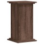 Soportes de plantas madera ingeniería marrón roble 33x33x60 cm en Soportes para macetas | Comprar online en Foru.es