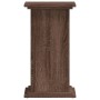 Soportes de plantas madera ingeniería marrón roble 33x33x60 cm en Soportes para macetas | Comprar online en Foru.es