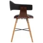 Sillas de comedor 6 uds cuero sintético y madera curvada negro de vidaXL, Sillas de comedor - Ref: Foro24-279492, Precio: 636...