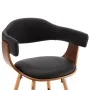 Sillas de comedor 6 uds cuero sintético y madera curvada negro de vidaXL, Sillas de comedor - Ref: Foro24-279492, Precio: 636...