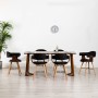 Sillas de comedor 6 uds cuero sintético y madera curvada negro de vidaXL, Sillas de comedor - Ref: Foro24-279492, Precio: 613...