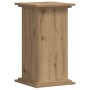 Soportes de planta madera ingeniería roble artisian 33x33x60 cm en Soportes para macetas | Comprar online en Foru.es