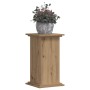 Soportes de planta madera ingeniería roble artisian 33x33x60 cm en Soportes para macetas | Comprar online en Foru.es