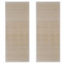 Alfombras rectangulares de bambú natural 2 unidades 120x180 cm de vidaXL, Alfombras - Ref: Foro24-278744, Precio: 55,71 €, De...