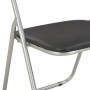 Sillas de comedor plegables 6 unidades cuero sintético negro de vidaXL, Sillas de comedor - Ref: Foro24-278594, Precio: 185,8...